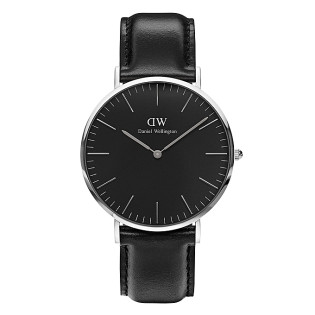 Daniel Wellington Classic Black Sheffield Silver 